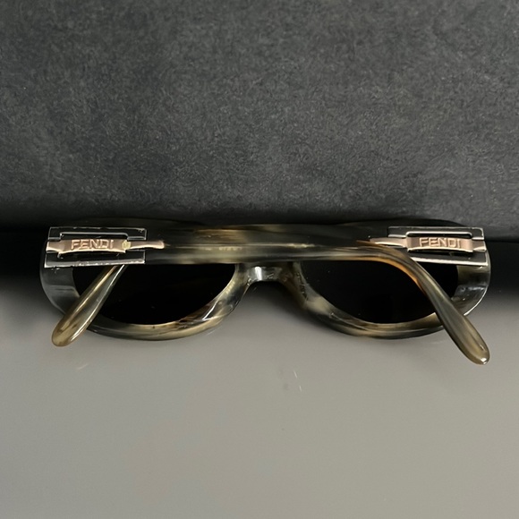 Fendi Gray Horn Sunglasses - Italy - Picture 12 of 12